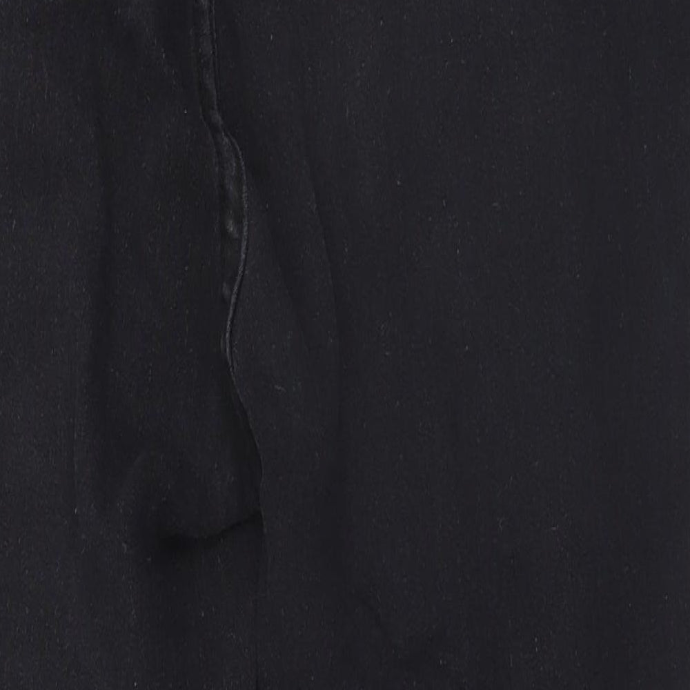 SheIn Womens Black  Cotton Straight Jeans Size XL L25 in Regular