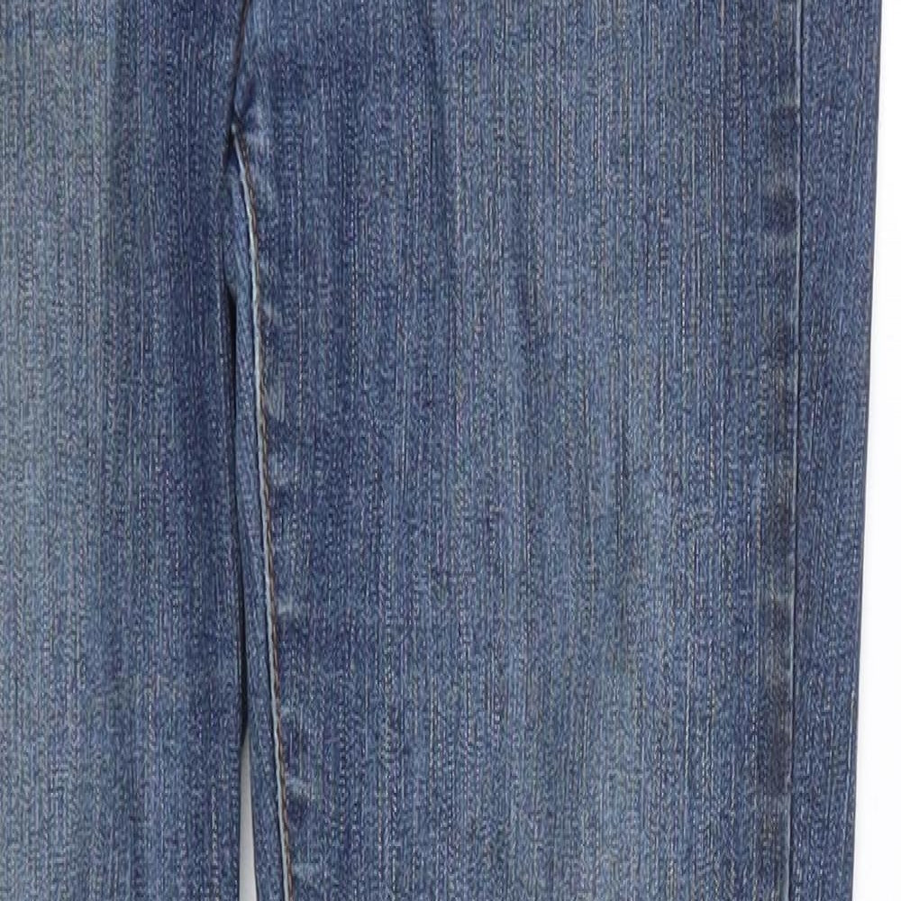ASOS Womens Blue  Cotton Skinny Jeans Size 10 L28 in Slim