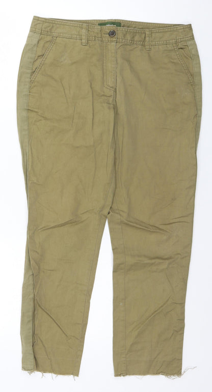 Womens UK Size 10 NEXT Regular Fit  Green Trousers