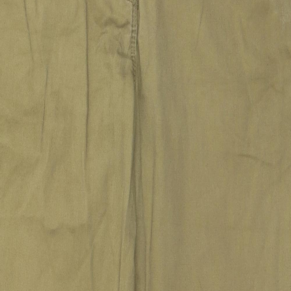 Womens UK Size 10 NEXT Regular Fit  Green Trousers