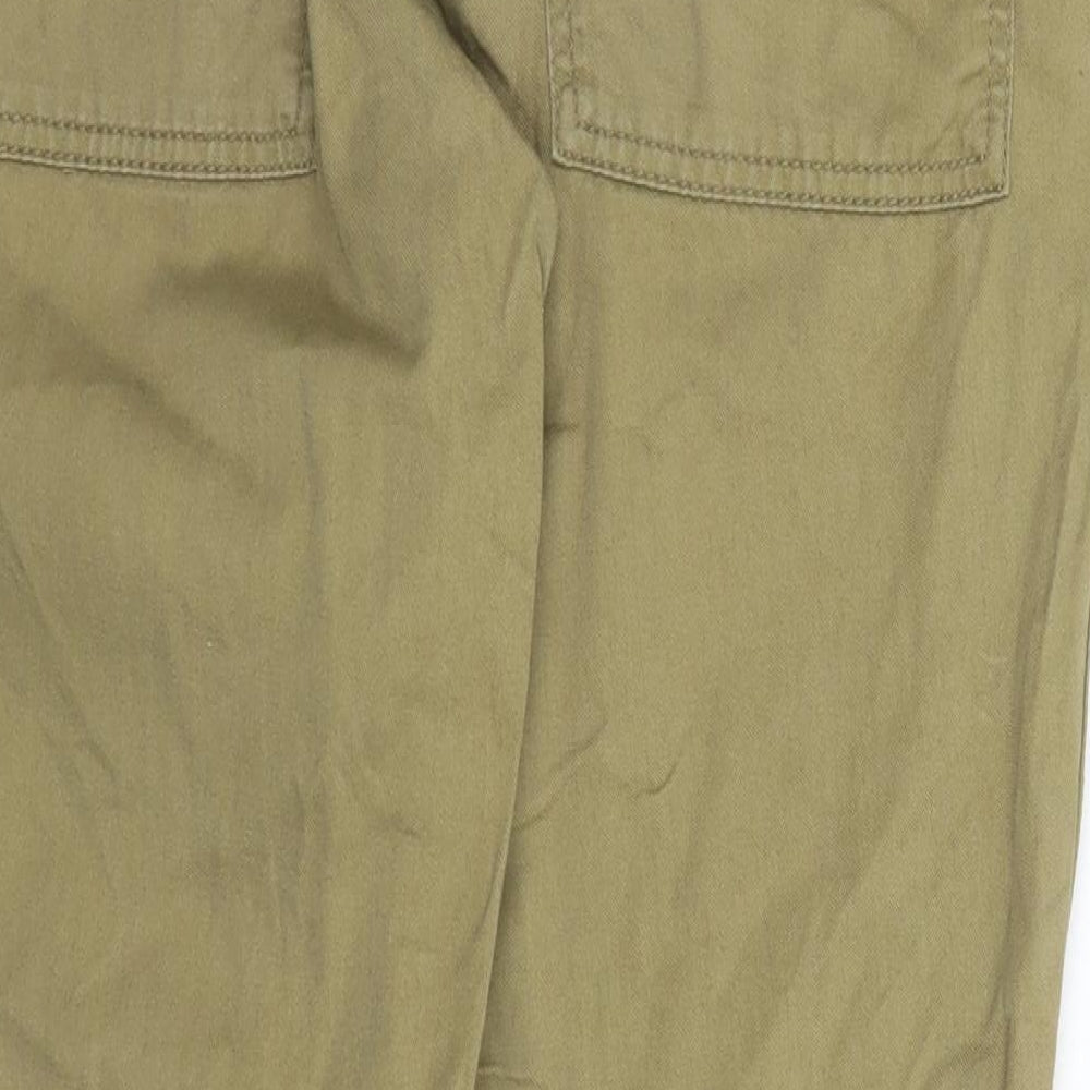 Womens UK Size 10 NEXT Regular Fit  Green Trousers