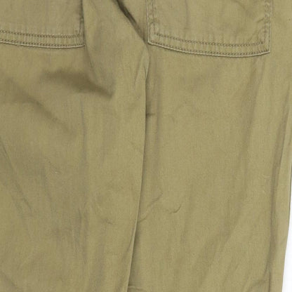 Womens UK Size 10 NEXT Regular Fit  Green Trousers
