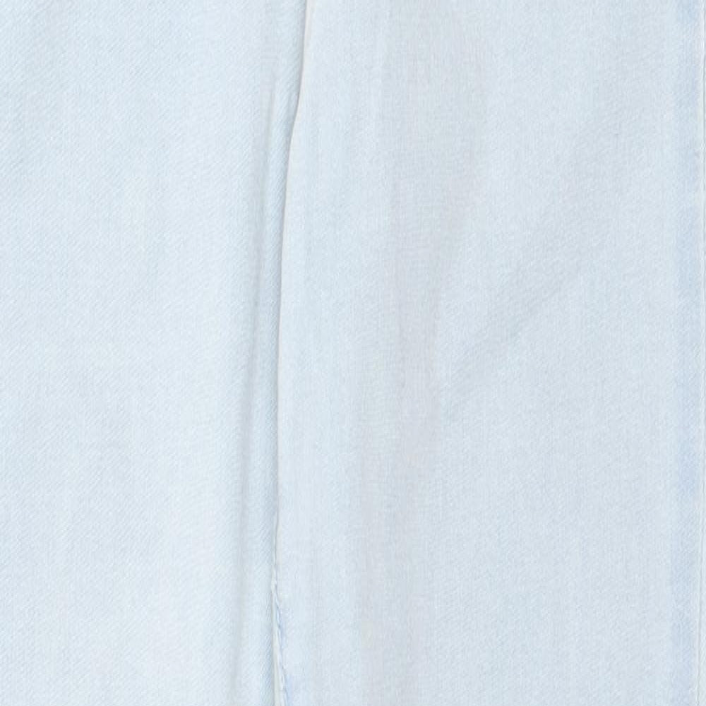 Denim & Co. Womens Blue  Cotton Skinny Jeans Size 8 L28 in Regular