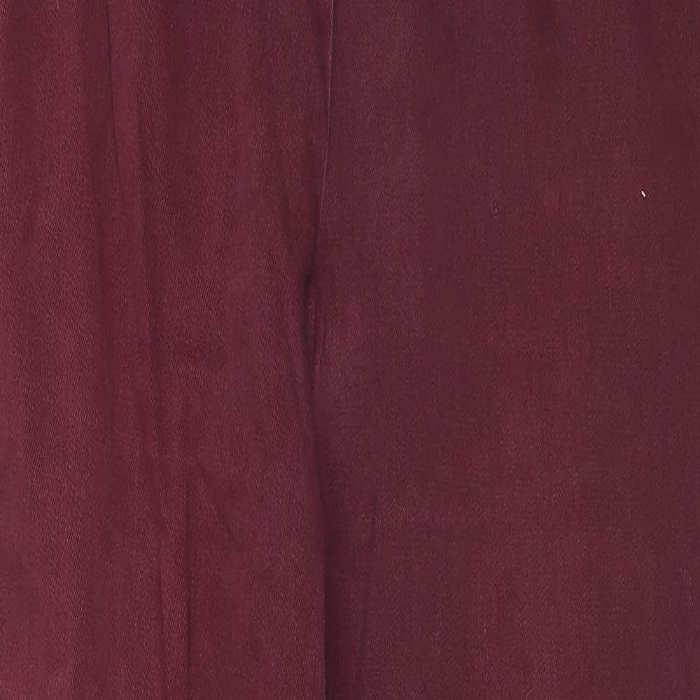 Womens UK Size 14 Berkertex Regular Fit  Red Trousers