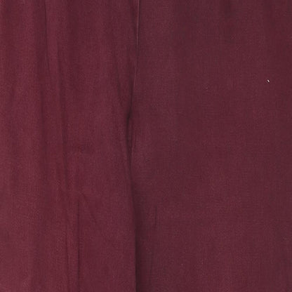 Womens UK Size 14 Berkertex Regular Fit  Red Trousers