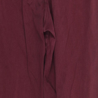 Womens UK Size 14 Berkertex Regular Fit  Red Trousers