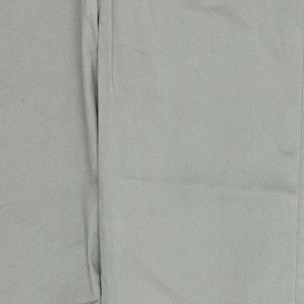 Denim & Co. Womens Grey  Cotton Trousers  Size 18 L30 in Regular
