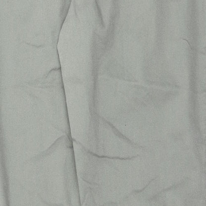 Denim & Co. Womens Grey  Cotton Trousers  Size 18 L30 in Regular