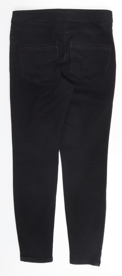 Womens UK Size 8 Papaya  Jegging Black Leggings