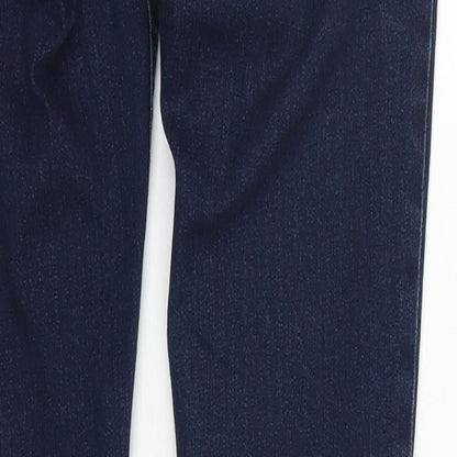 Peacocks Womens Blue  Cotton Skinny Jeans Size 30 in L31 in Regular