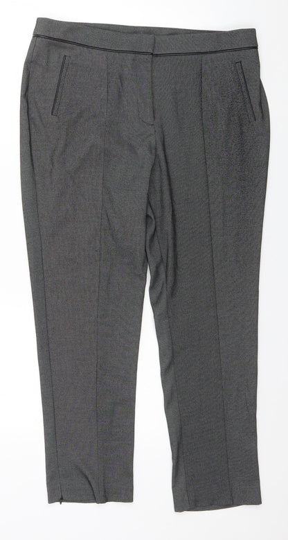 Womens UK Size 14 Very Regular Fit  Grey Trousers