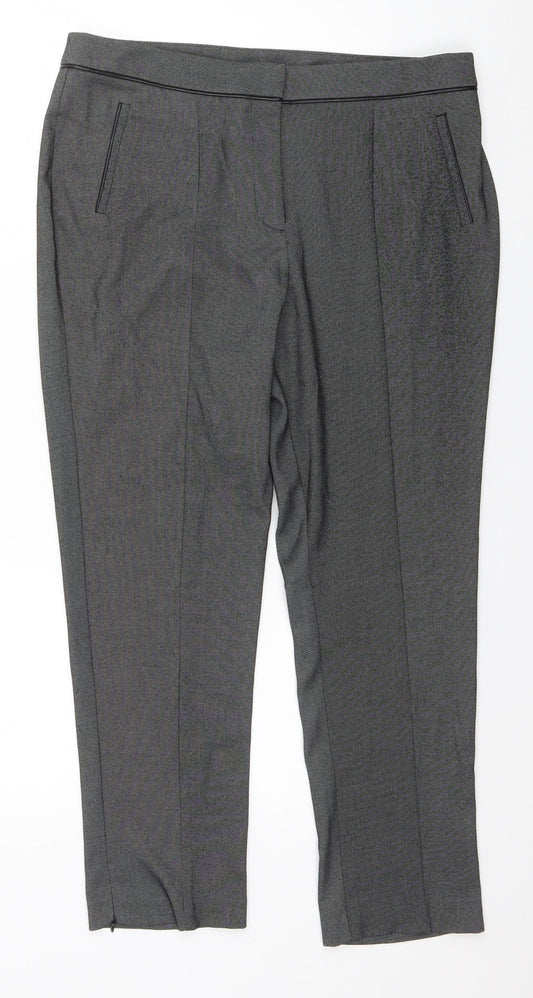 Womens UK Size 14 Very Regular Fit  Grey Trousers