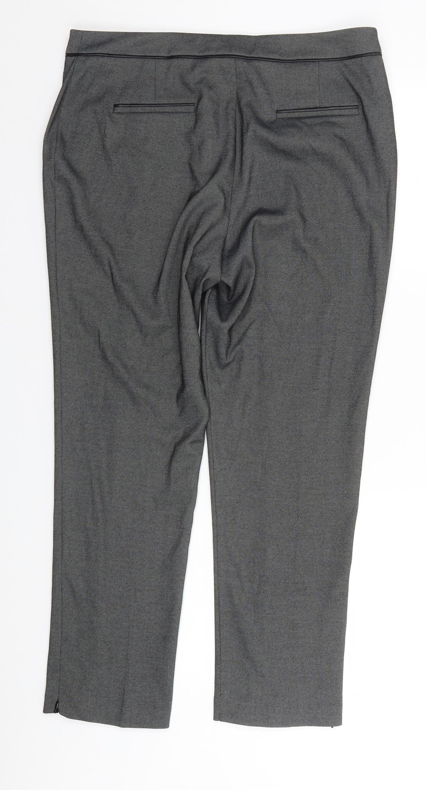 Womens UK Size 14 Very Regular Fit  Grey Trousers