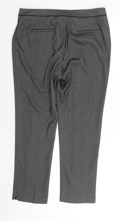 Womens UK Size 14 Very Regular Fit  Grey Trousers