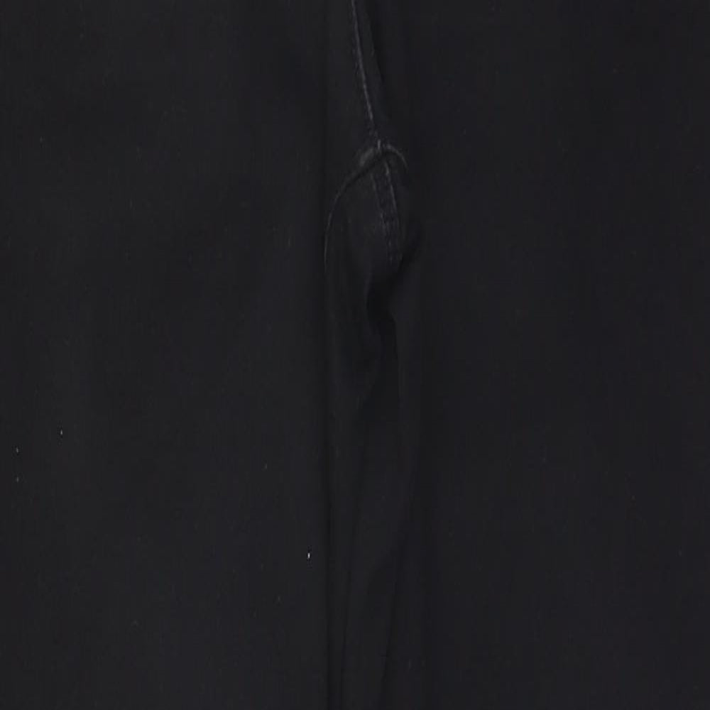 Womens UK Size 10 Papaya Regular Fit Skinny Black Jeans
