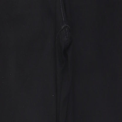 Womens UK Size 10 Papaya Regular Fit Skinny Black Jeans