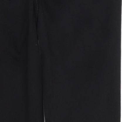 Womens UK Size 10 Papaya Regular Fit Skinny Black Jeans