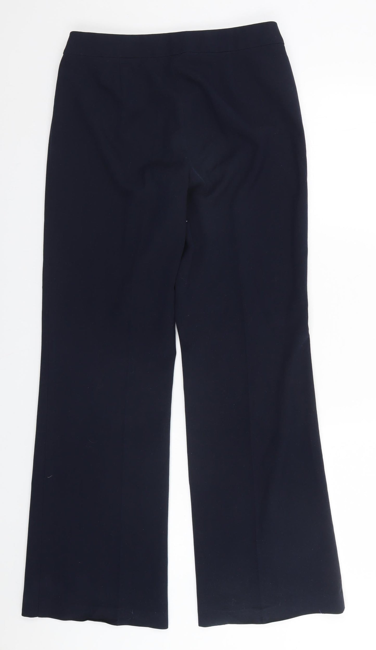 Womens UK Size 8 Marks and Spencer Regular Fit  Blue Trousers