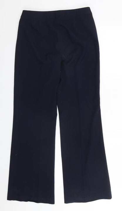 Womens UK Size 8 Marks and Spencer Regular Fit  Blue Trousers