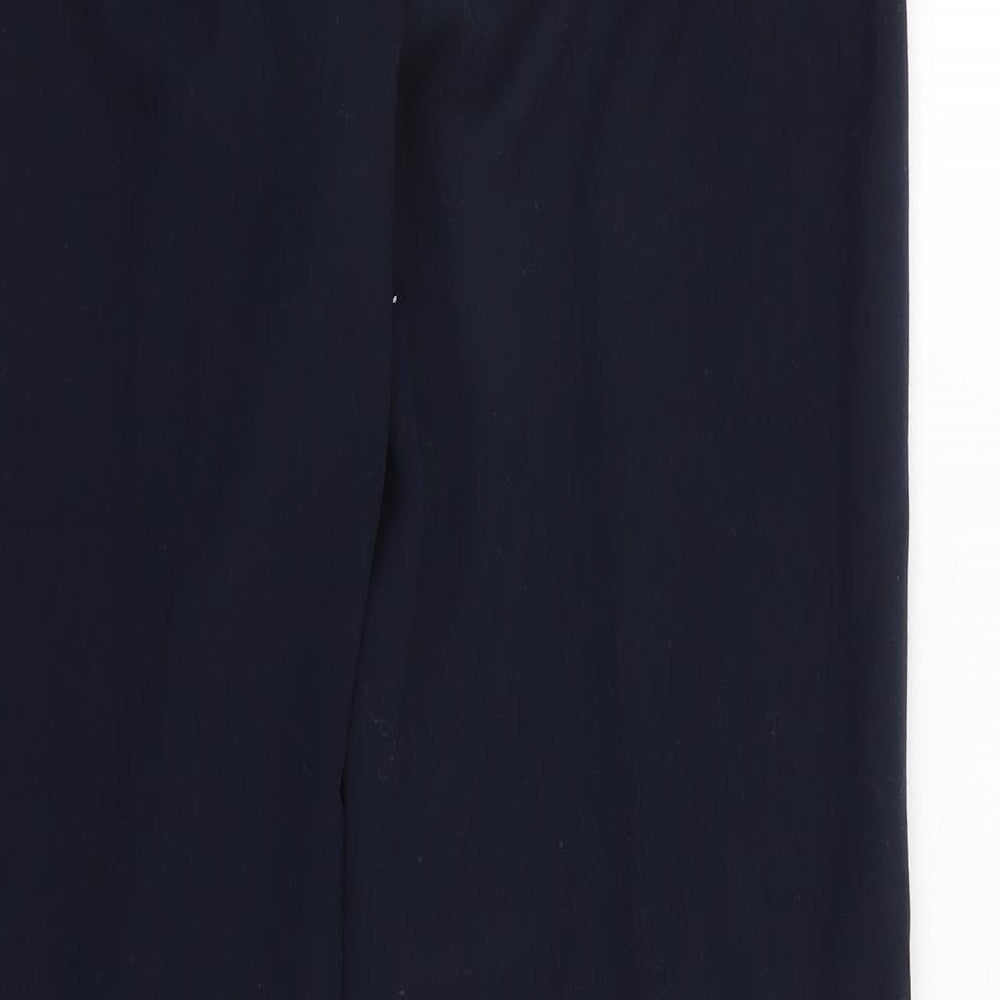 Womens UK Size 8 Marks and Spencer Regular Fit  Blue Trousers