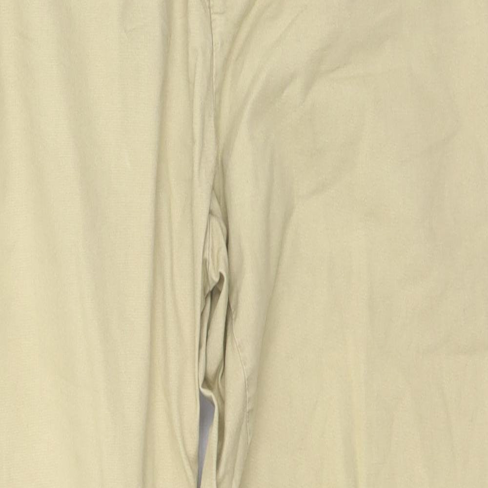 Womens UK Size 12 Marks and Spencer Regular Fit  Green Trousers