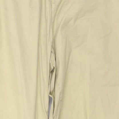 Womens UK Size 12 Marks and Spencer Regular Fit  Green Trousers