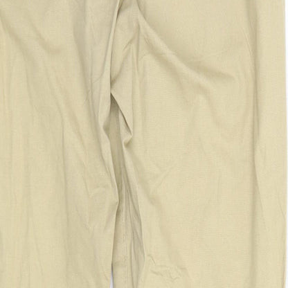 Womens UK Size 12 Marks and Spencer Regular Fit  Green Trousers