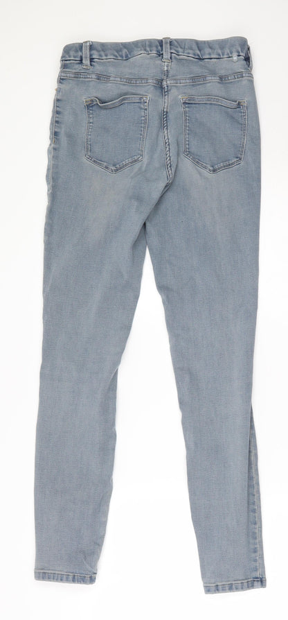 Womens UK Size 12 NEXT Regular Fit Jegging Blue Trousers