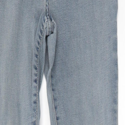 Womens UK Size 12 NEXT Regular Fit Jegging Blue Trousers