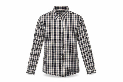 Mens UK Size M Easy Black  Button-Up Long Sleeve Casual Shirt