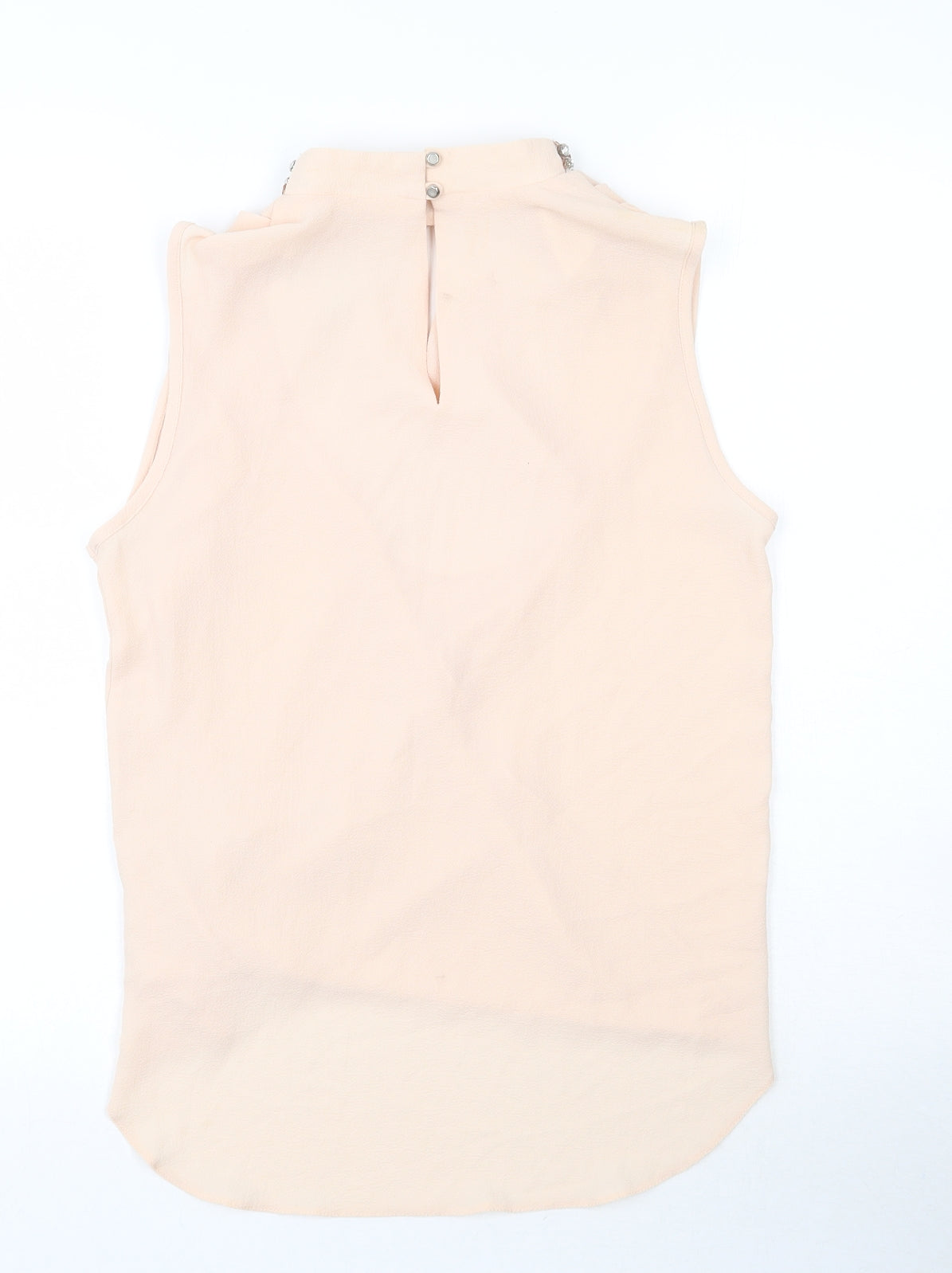 Womens UK Size 10 Dorothy Perkins Beige Tunic Tank