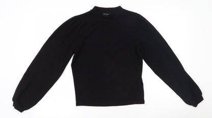 Womens UK Size S New Look Black Pullover Jumper