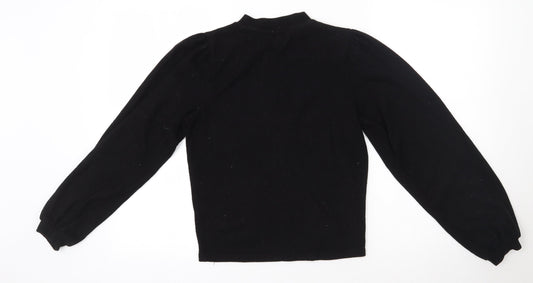 Womens UK Size S New Look Black Pullover Jumper