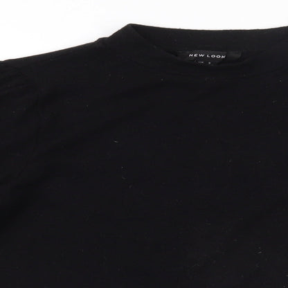 Womens UK Size S New Look Black Pullover Jumper