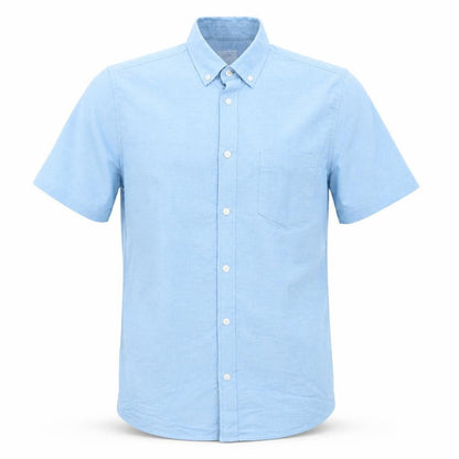 Mens UK Size S Burton Blue  Button-Up Short Sleeve Casual Shirt