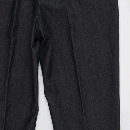 F&F Womens Blue  Polyester Dress Pants Trousers Size 10 L29 in Regular