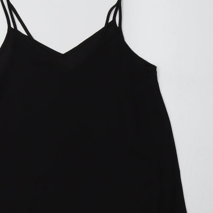 Primark Womens Black  Polyester Camisole Tank Size 10 V-Neck