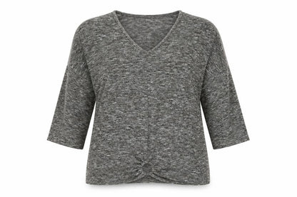 Womens UK Size 16 Papaya Grey Pullover Jumper