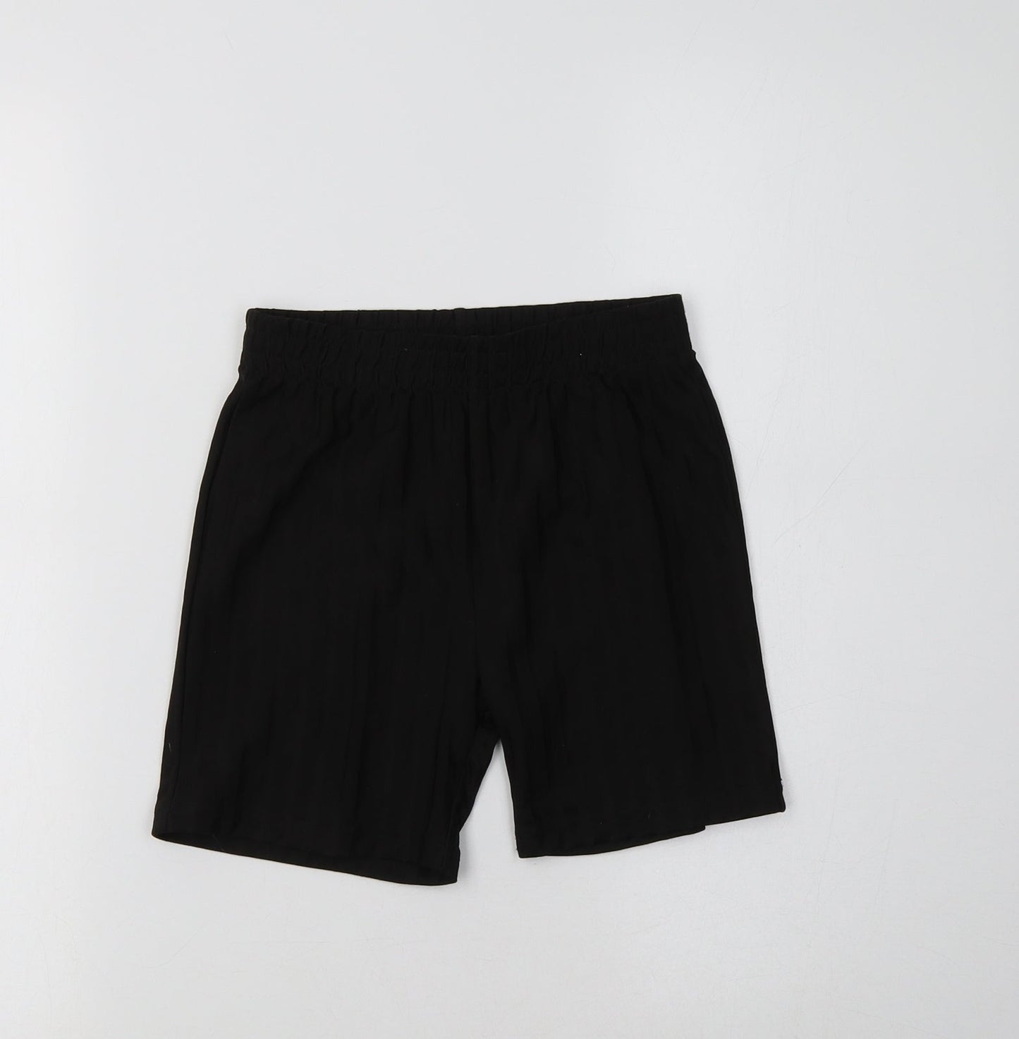 F&F Boys Black Striped Polyester Sweat Shorts Size 5-6 Years  Regular