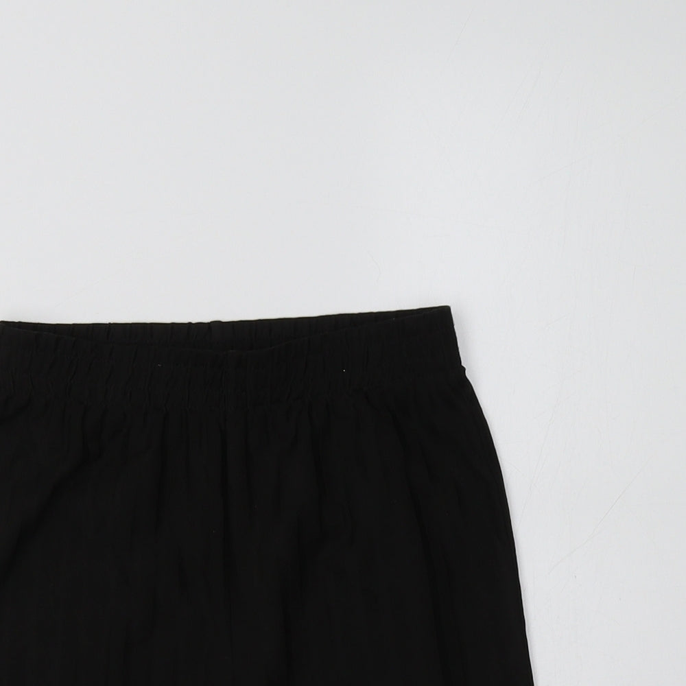 F&F Boys Black Striped Polyester Sweat Shorts Size 5-6 Years  Regular