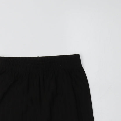 F&F Boys Black Striped Polyester Sweat Shorts Size 5-6 Years  Regular