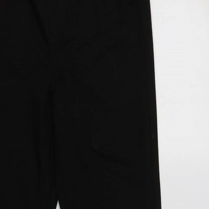 Essentials Womens Black  Cotton Jegging Jeans Size 12 L32 in Regular