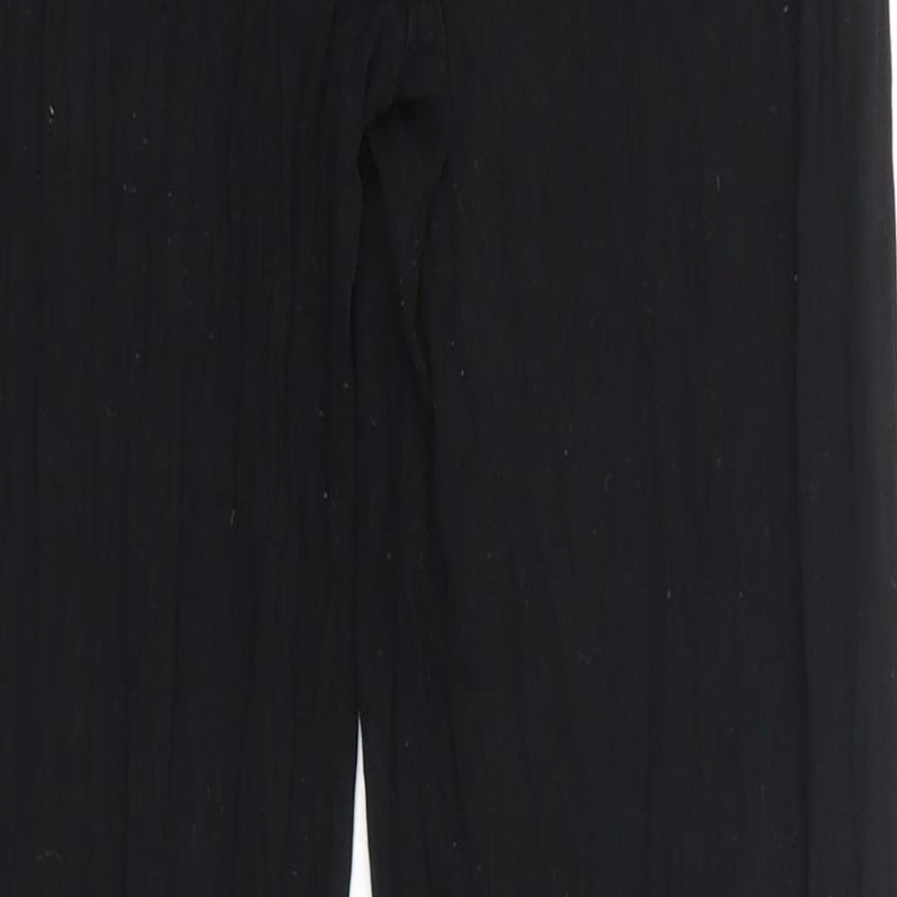 SheIn Womens Black  Polyester Jogger Trousers Size M L28 in Regular