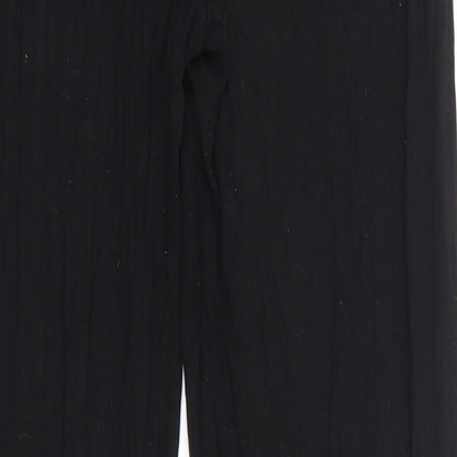 SheIn Womens Black  Polyester Jogger Trousers Size M L28 in Regular
