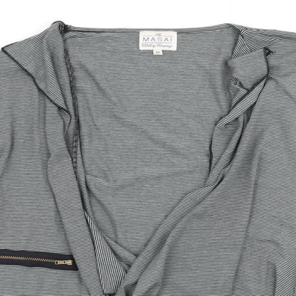 Womens UK Size M Masai Grey Cardigan Jumper