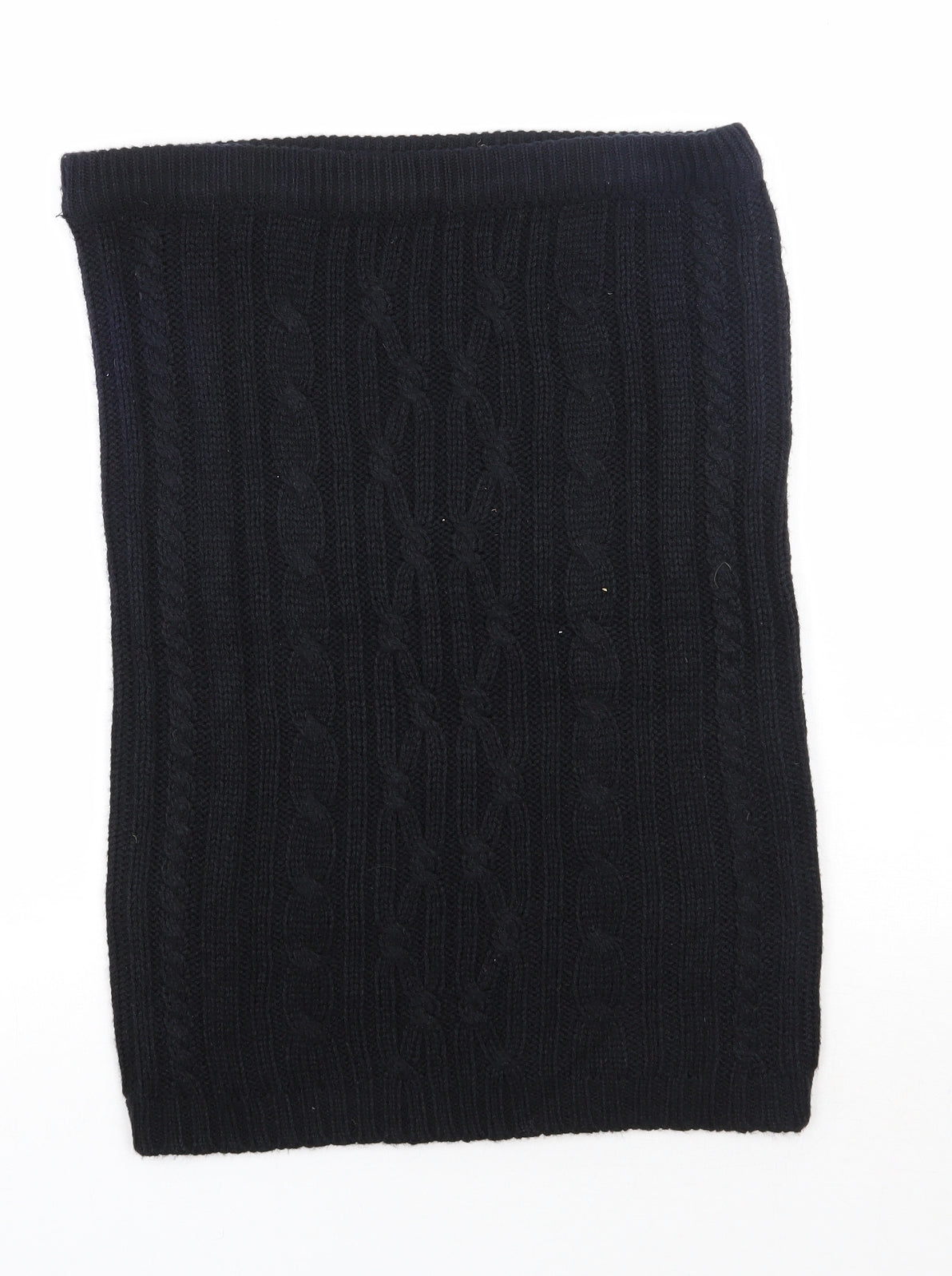Peacocks Womens Black  Acrylic Straight & Pencil Skirt Size M
