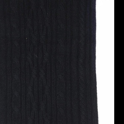 Peacocks Womens Black  Acrylic Straight & Pencil Skirt Size M