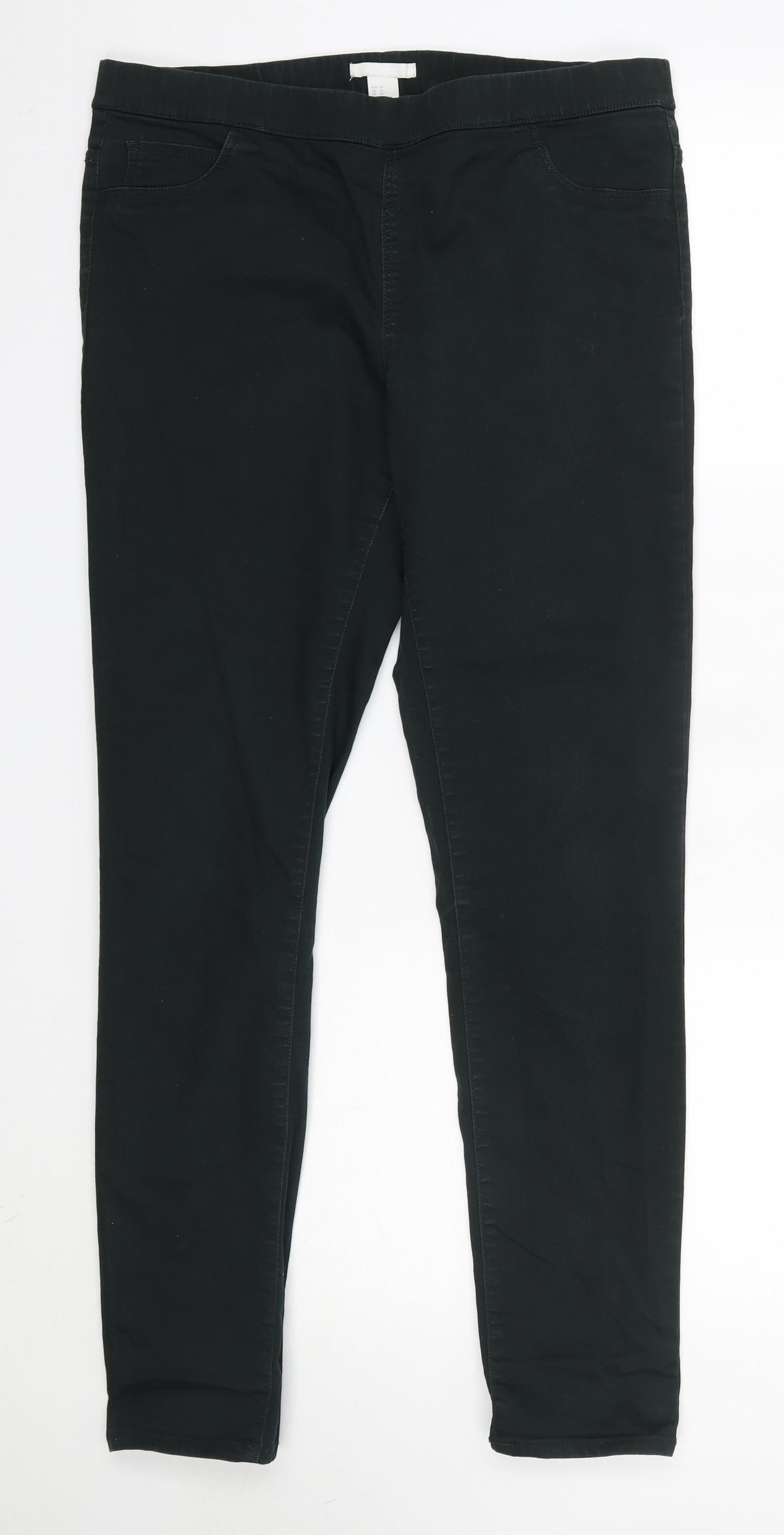 Womens UK Size 12 H&M Regular Fit Skinny Grey Jeans
