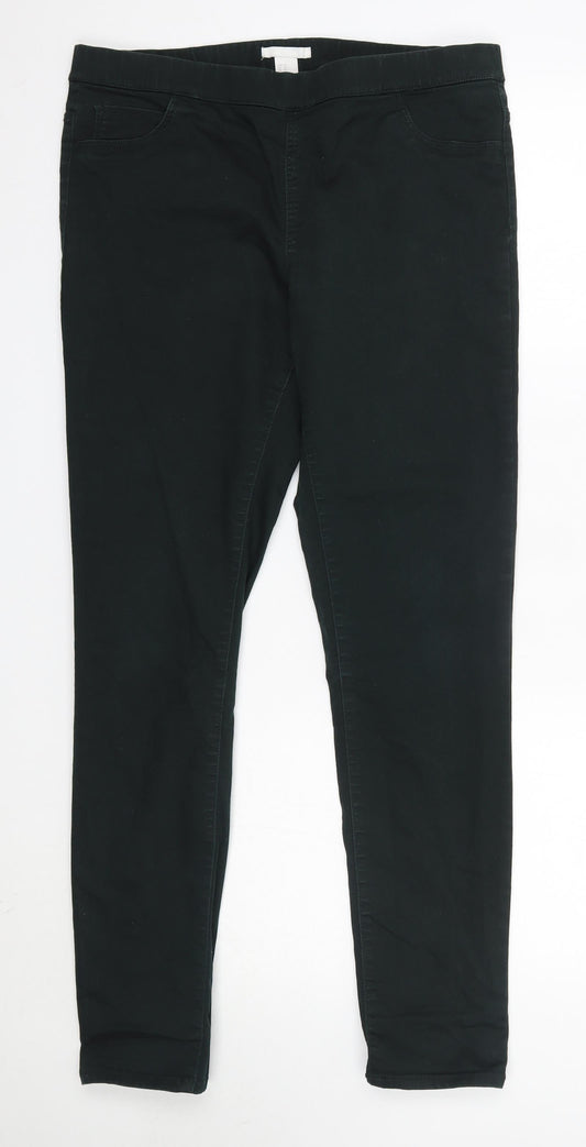Womens UK Size 12 H&M Regular Fit Skinny Grey Jeans