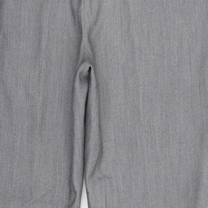 Womens UK Size 14 Matalan Regular Fit Dress Pants Grey Trousers